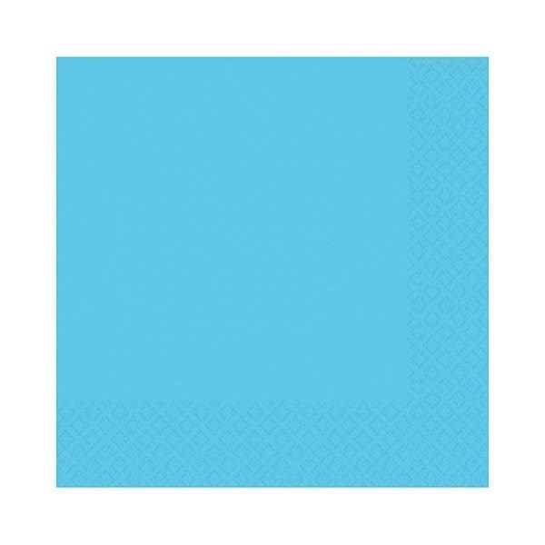 Caribbean Blue Party Napkins - Pack of 20
