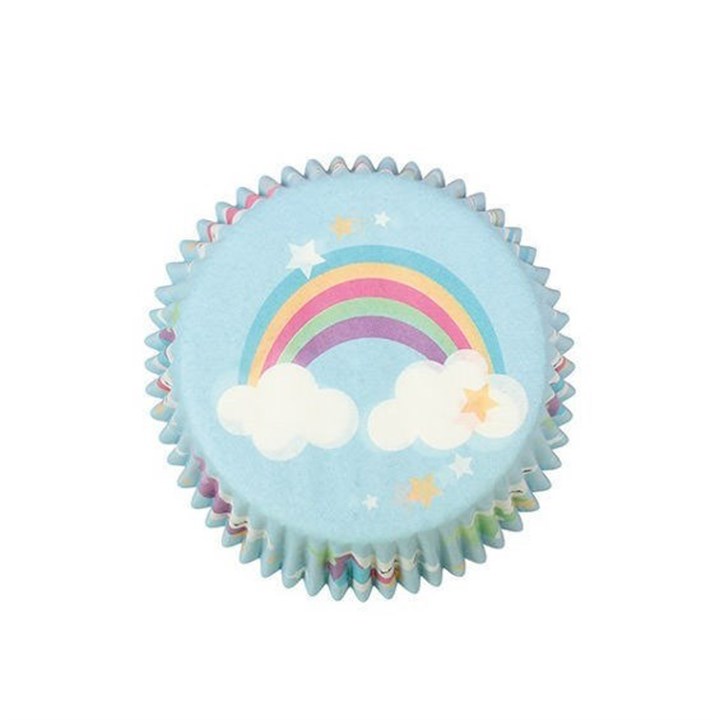 Unicorn Foil Lined Baking Cases by Baked with Love - Pack of 25