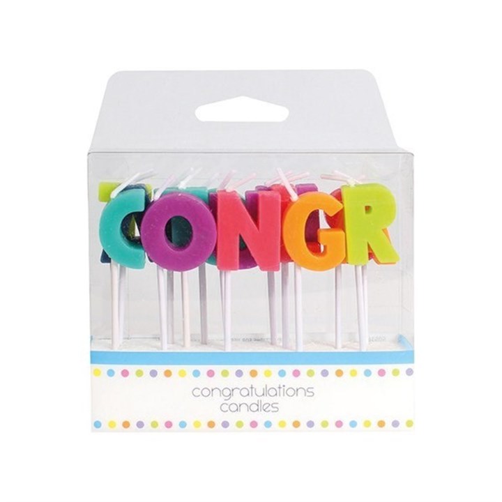 Congratulations Cake Candles