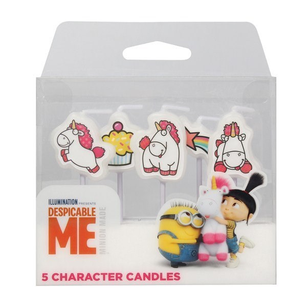 Despicable Me Birthday Candles – Fluffy Unicorn