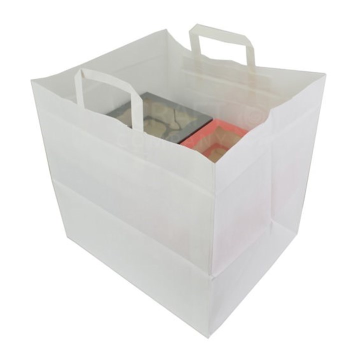 Extra Large Paper Carrier Bag - For 12 Hole Boxes