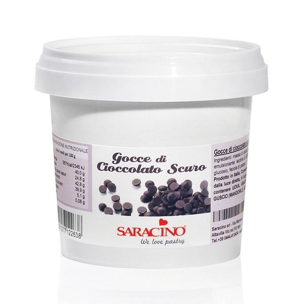 Saracino Dark Chocolate Drops - 250g