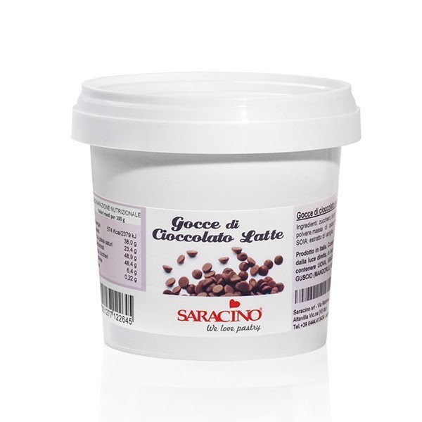 Saracino Milk Chocolate Drops - 250g
