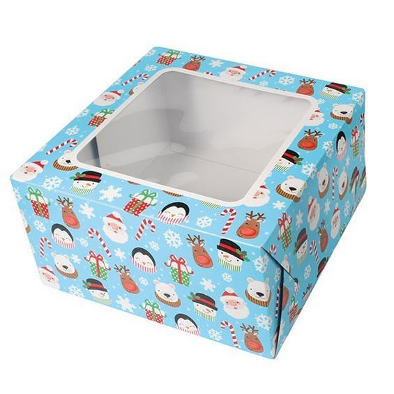 Children's Christmas Cake Box - 10"