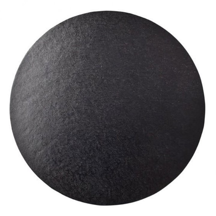 Round Black Cake Drum Board - 10"