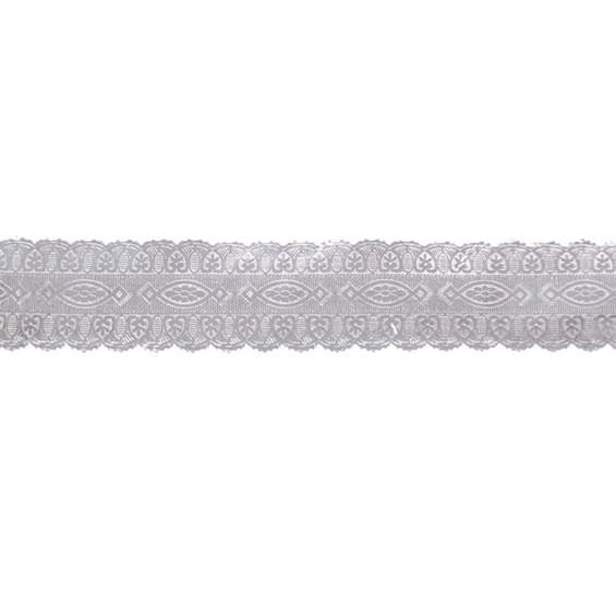 Culpitt Paper Embossed Lace Silver Band - 25mm