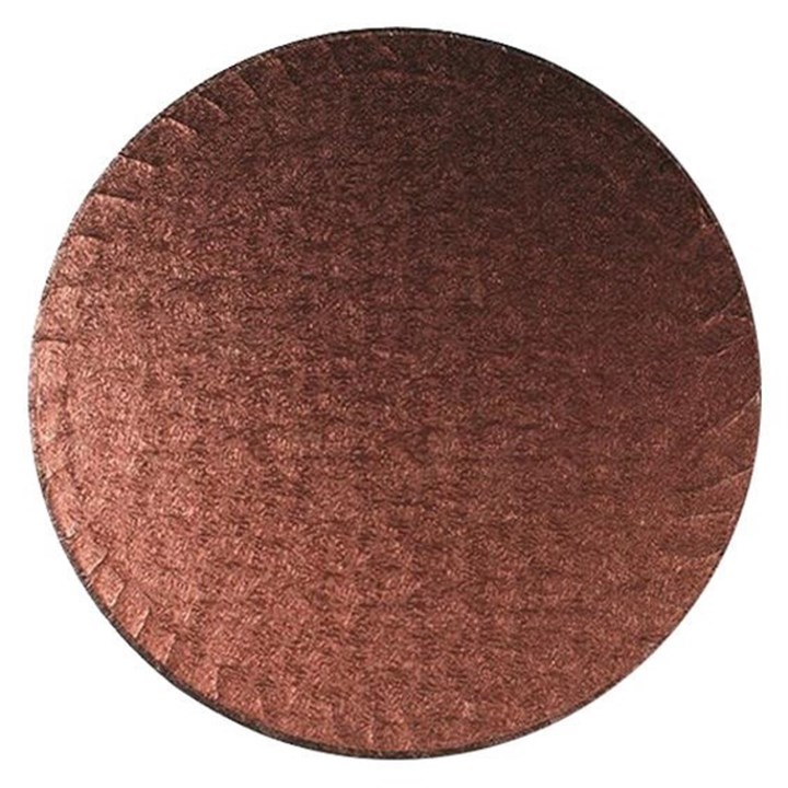 Round Brown Cake Drum Board - 10"
