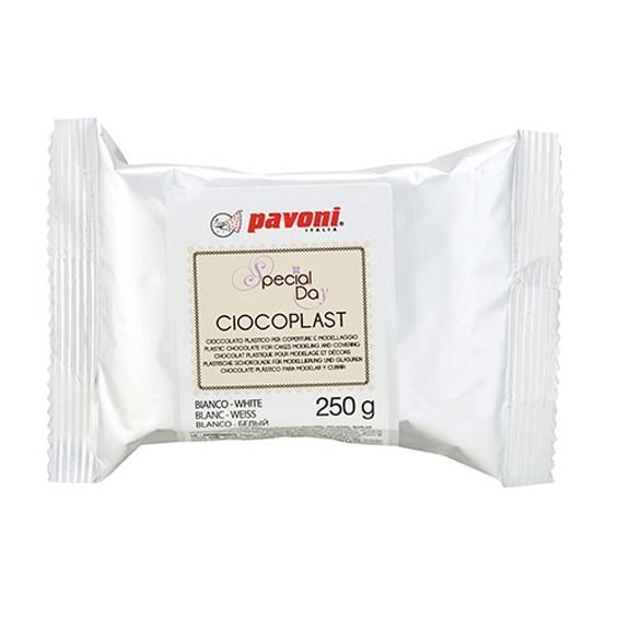 Pavoni Ciocoplast – White – 250g