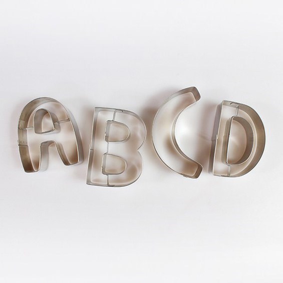 Metal Alphabet Cutters - Pack of 26