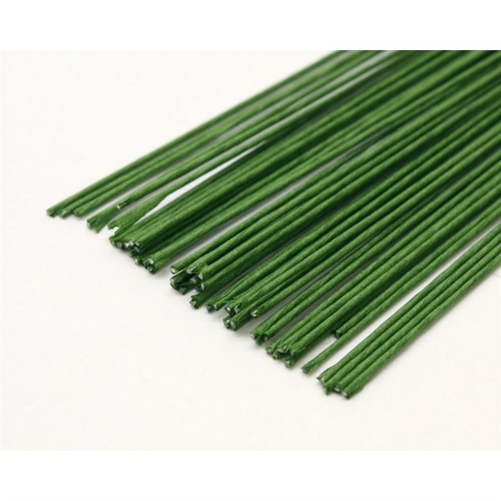 26 gauge Dark Green Florist Wire - Pack of 50