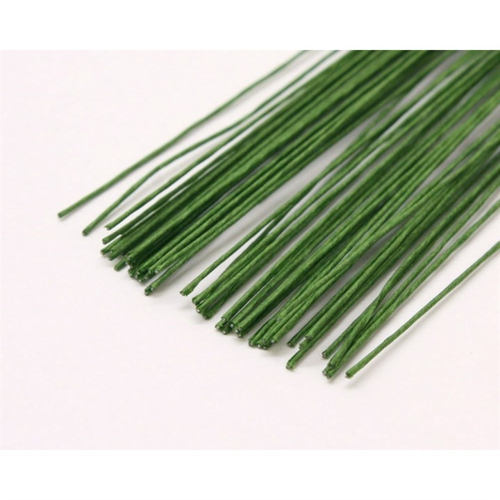 28 gauge Dark Green Florist Wire - Pack of 50