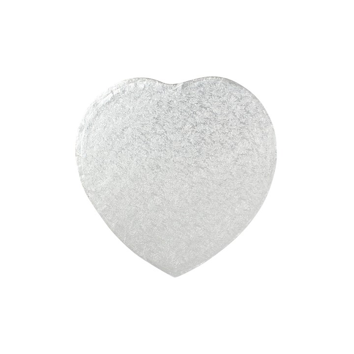 8" Heart Shaped Hardboard Cake Board - Pack of 10