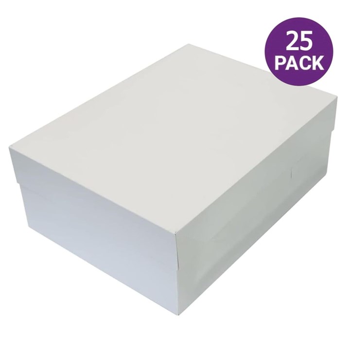25 Oblong Cake Boxes - 16 x 12"