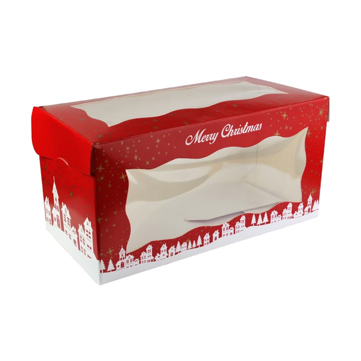 Christmas Log Box,  8 x 4" - 25 Pack
