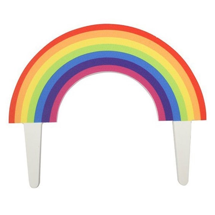 Culpitt Rainbow Gumpaste Cake Topper