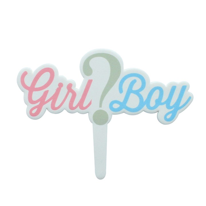 Girl or Boy Gumpaste Pic - 135 x 100mm (inc pic)