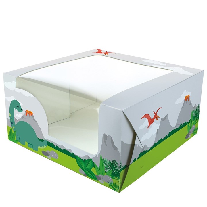 Dinosaur Cake Box - 10 x 5 - Single