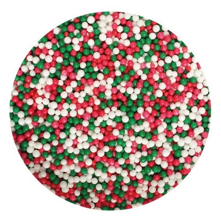 Purple Cupcakes Nonpareils Christmas Mix 100g