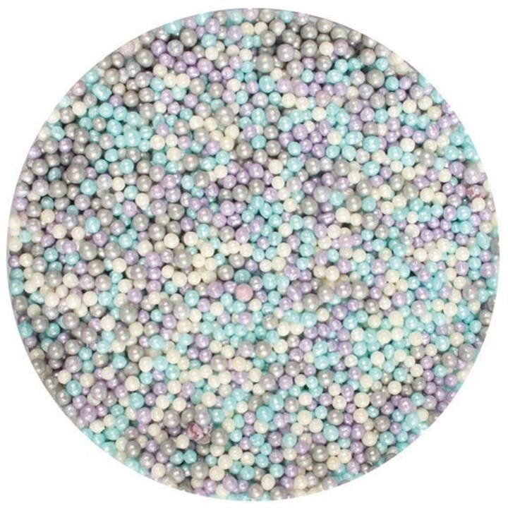 Purple Cupcakes Nonpareils - Frozen Shimmer - 100g