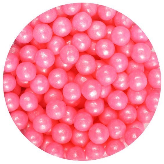 Purple Cupcakes 7mm Pearls Pink 90g