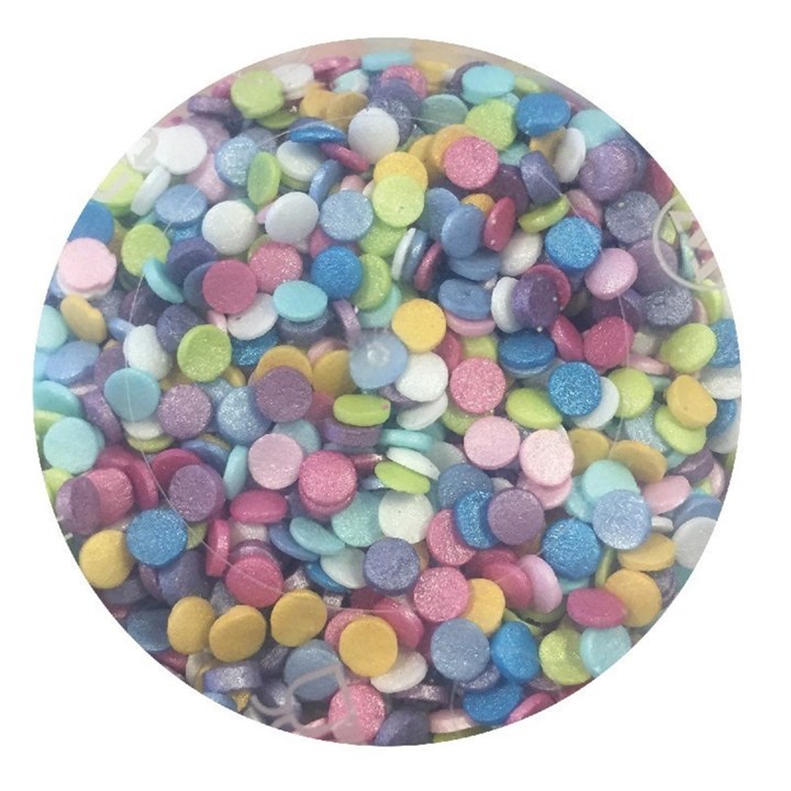 Purple Cupcakes Rainbow Shimmer Confetti - 1kg