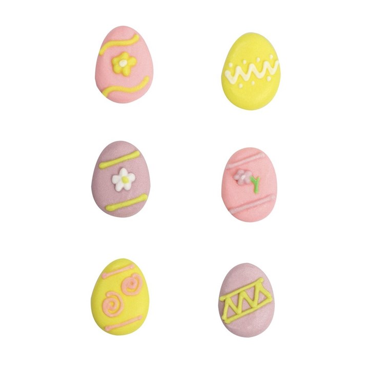 Assorted Easter Egg Sugar Pipings