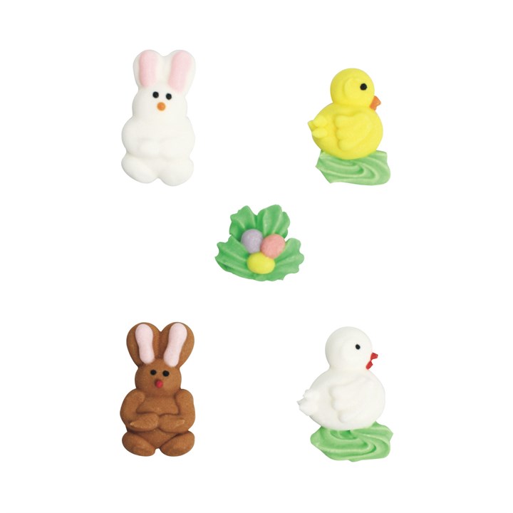 Culpitt Rabbit & Chick Sugar Pipings - Pack of 200