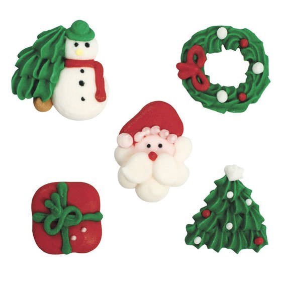 Culpitt Christmas Sugar Pipings - Pack of 250