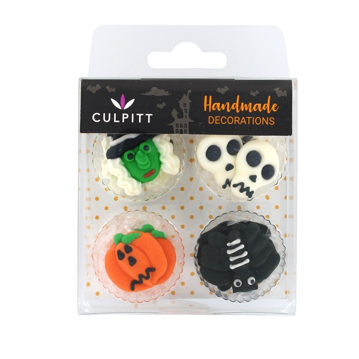 Culpitt Halloween Sugar Cake Decorations - Pack of 12