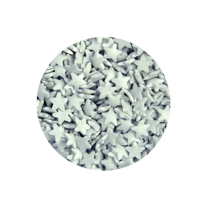 Scrumptious Silver Glimmer Stars - Small, 60g