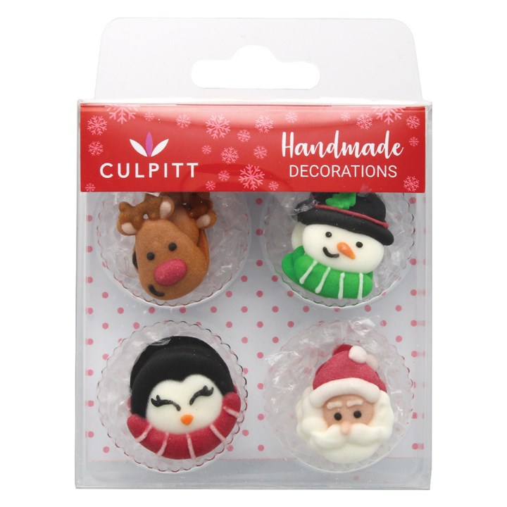 Culpitt Sugar Decorations - 12 Christmas Favourites - single