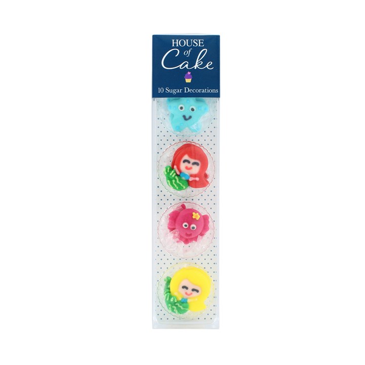 HoC Mermaid Sugar Pipings - 10 Piece - Single -Sale