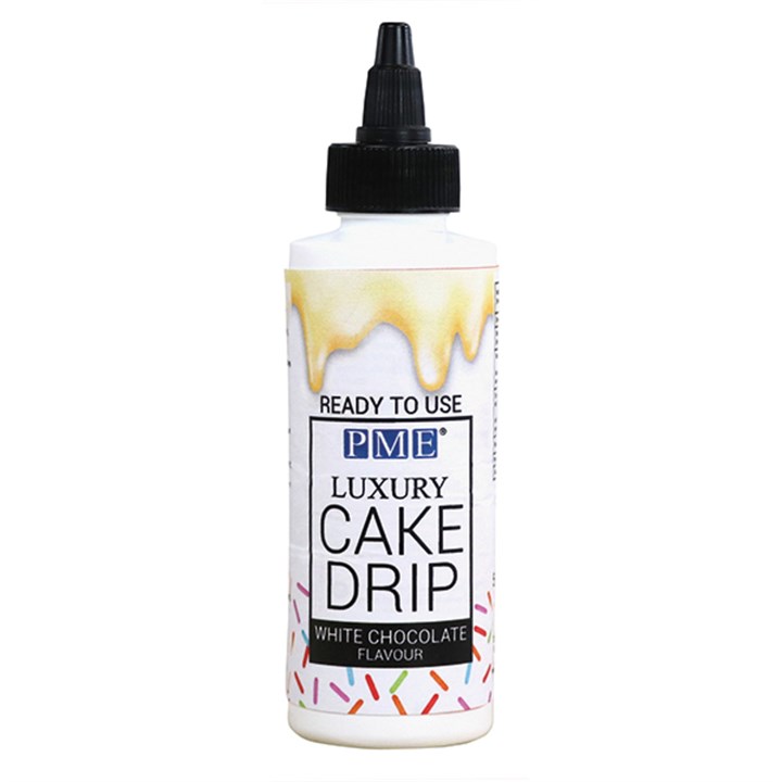 PME Luxury White Chocolate Flavour Cake Drip - 150g