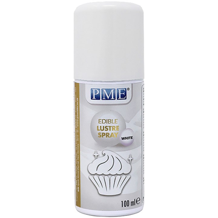 PME Edible Lustre Spray - White 100ml