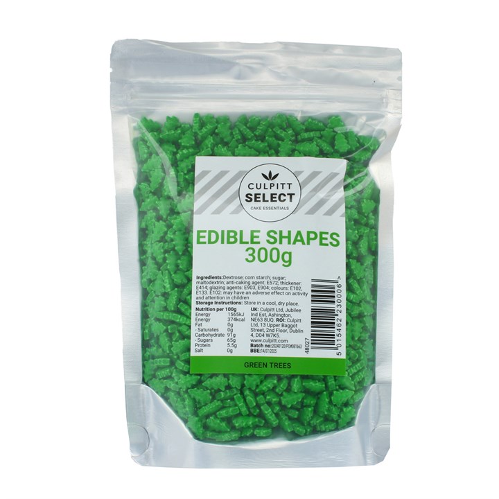 300g Culpitt Select Edible Christmas Trees - Green