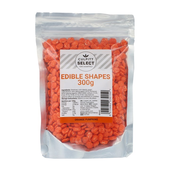 300g Culpitt Select Edible Halloween Pumpkins - Orange