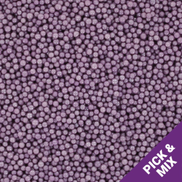 500g Culpitt Select Edible Pearls 2mm - Purple