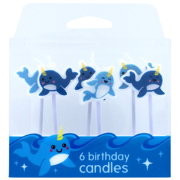 Narwhal Birthday Candles