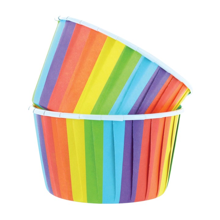 Rainbow Baking Cups - Pack of 24 - Boxed 6