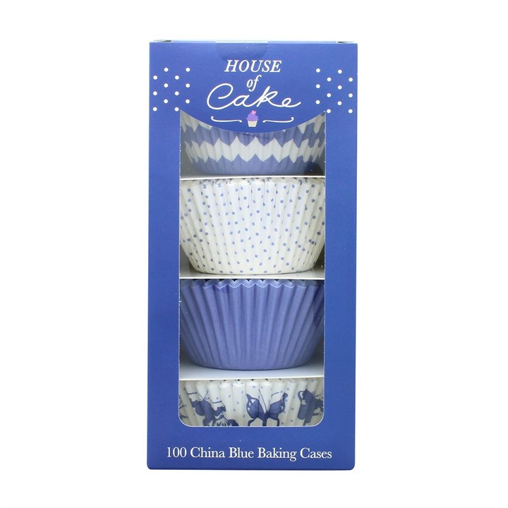 House of Cake China Blue Cupcake Cases - Pack of 100