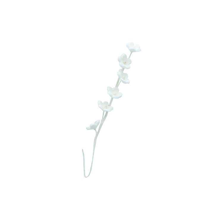 100mm Mini White Blossom Sugar Flower Spray