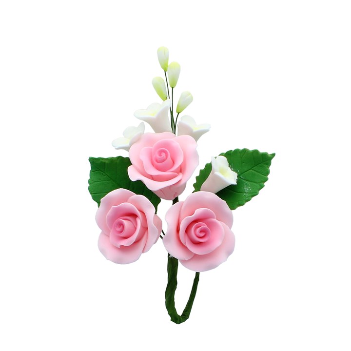 110mm Pink Sugar Flower Spray