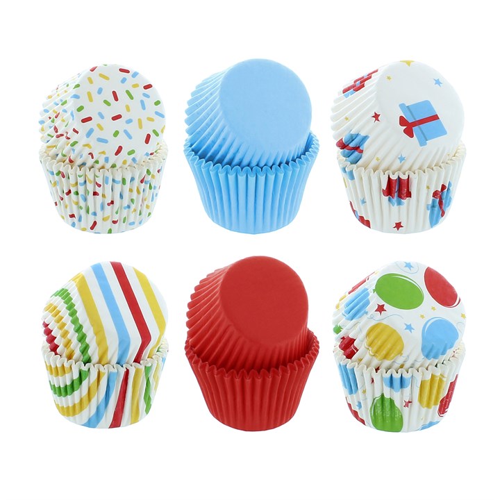 Baked with Love Birthday Baking Cases - 300 Pack