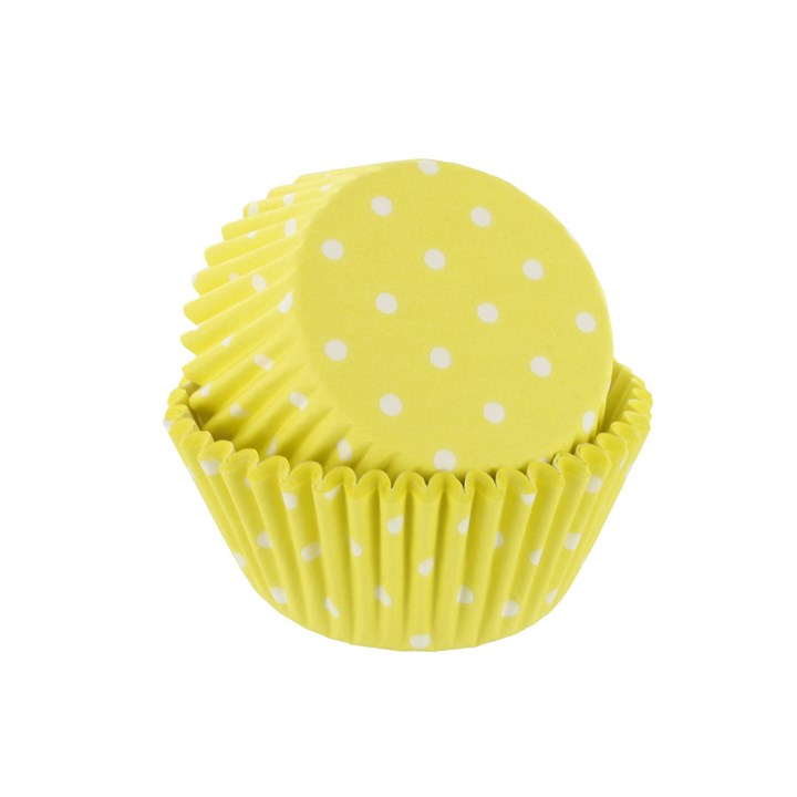 Yellow Spot Baking Cases - 250PK