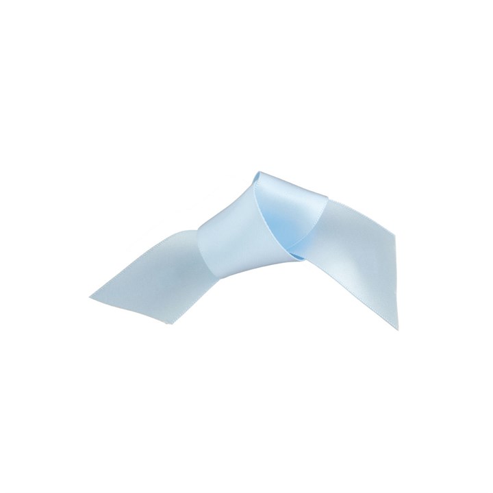 Ice Blue Woven Edge Ribbon 25mm x 25m
