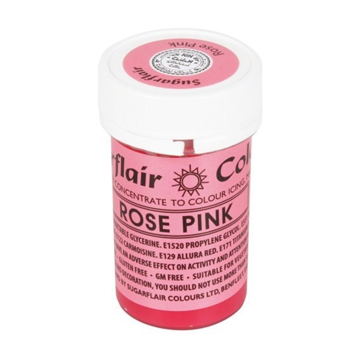 Sugarflair Spectral Food Colouring Paste - Rose Pink - 25g