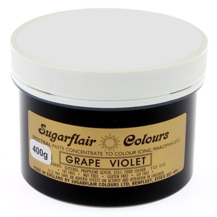 Sugarflair Spectral Food Colouring Paste - Grape Violet - 400g