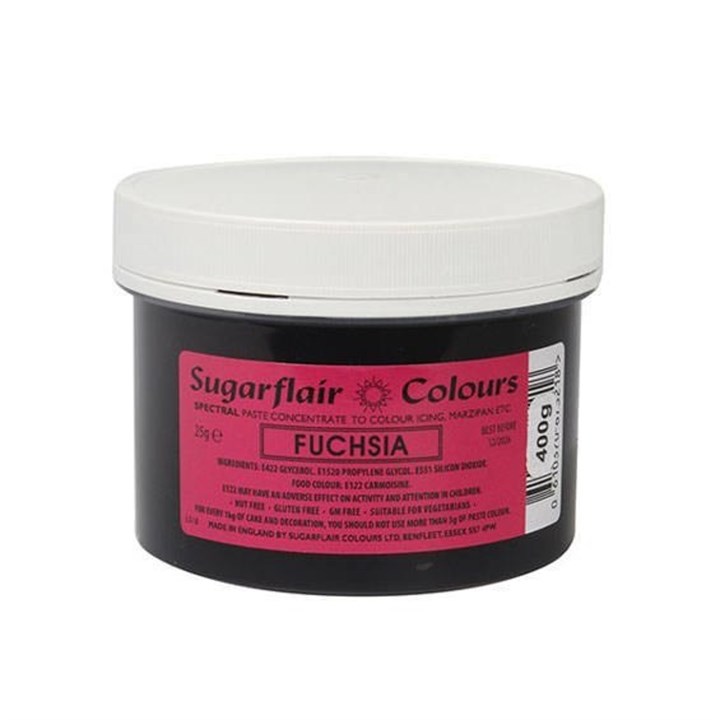 Sugarflair Spectral Food Colouring Paste - Fuchsia - 400g