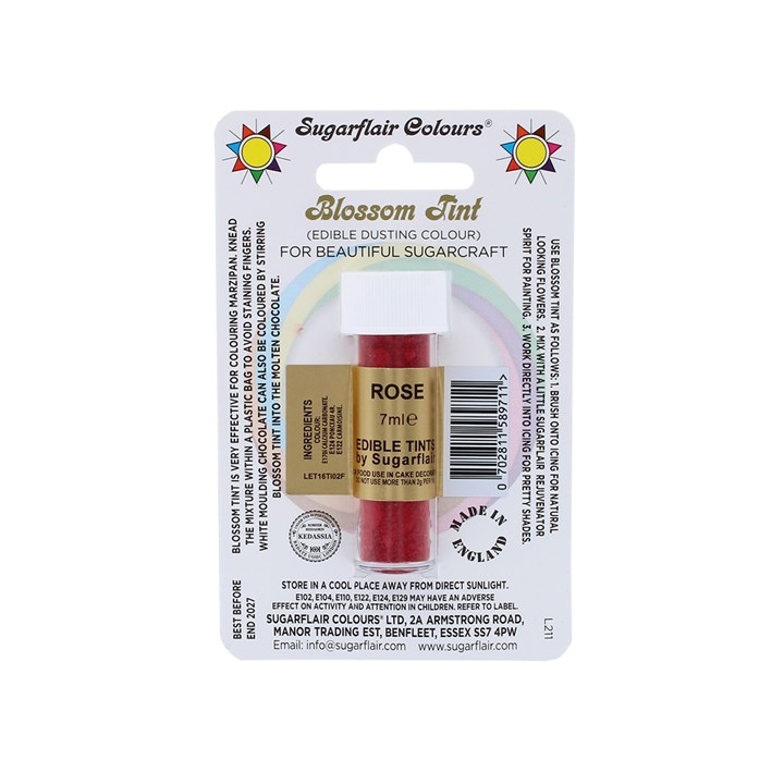 Sugarflair Rose Blossom Dusting Colour