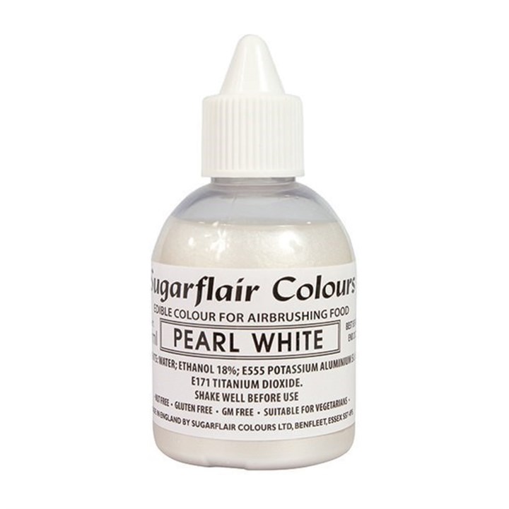 Sugarflair Airbrush Colour - Pearl White - 60ml